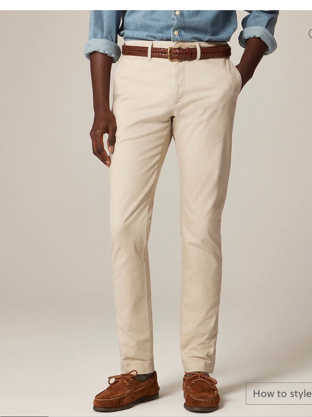 J. Crew Men's 484 Stretch Slim Pants- 34x30